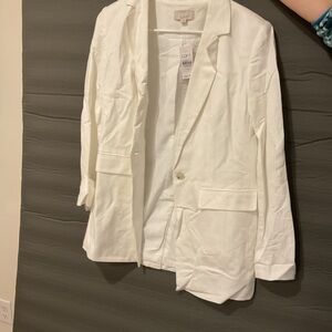 LOFT Women's Cream Blazer